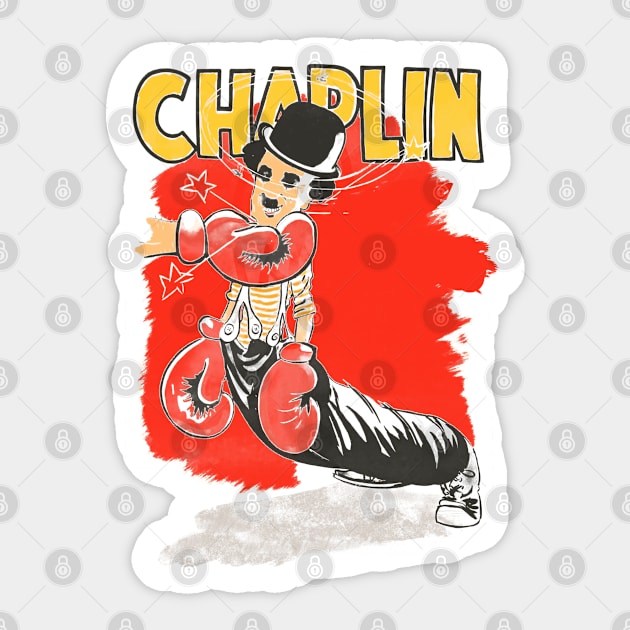 Silent Classic Chaplin Sticker by notthatparker